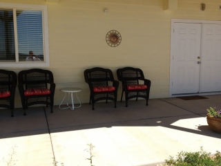 Bryce Vistas - Claron Suite Patio and entrance Bryce Vistas - Claron Suite Patio and entrance